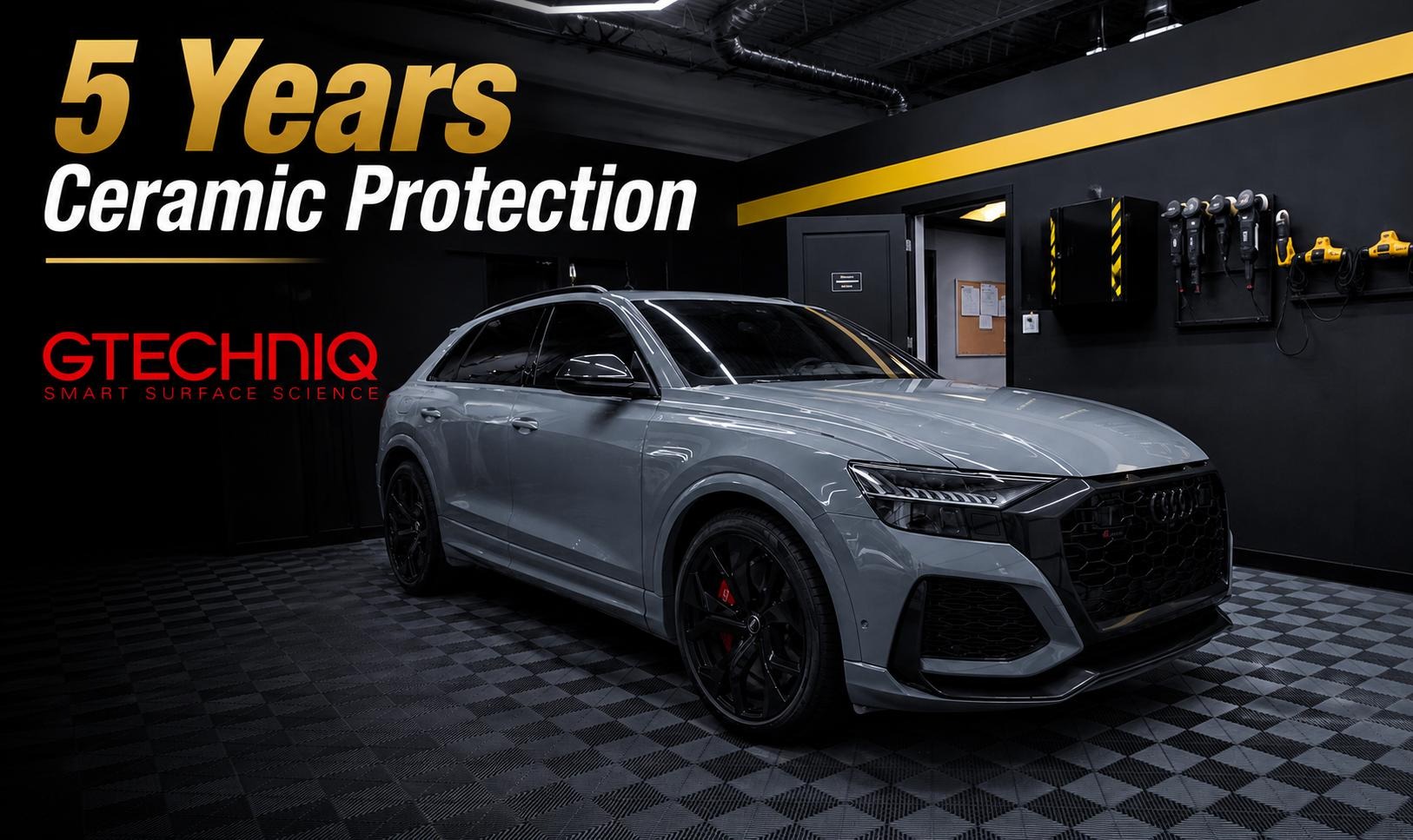 5-year Crystal Serum Light ceramic coating on a Cadillac CT6 — Yelo Autosports
