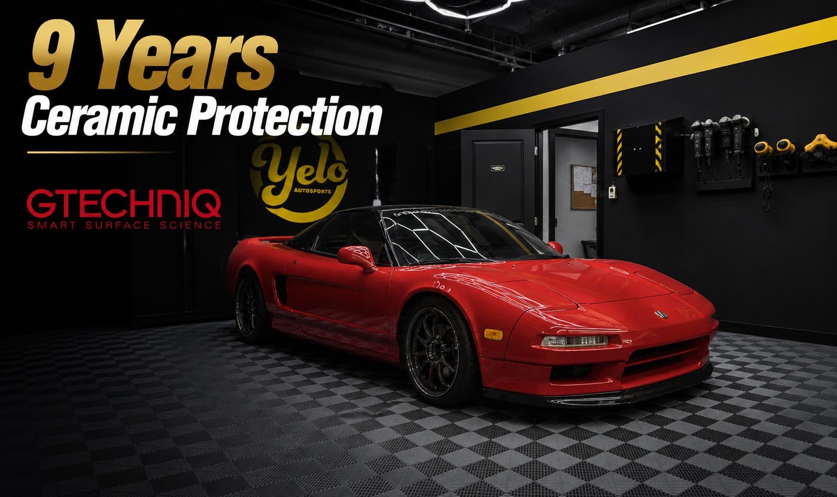 9-year Crystal Serum Ultra ceramic coating on a Toyota GR Supra — Yelo Autosports